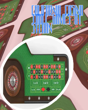 Casino roulette table