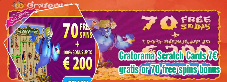Gratorama casino 70 free spins