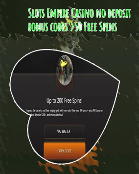 No deposit coupon codes for slots empire casino