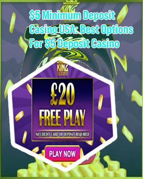 Online casino min deposit 5