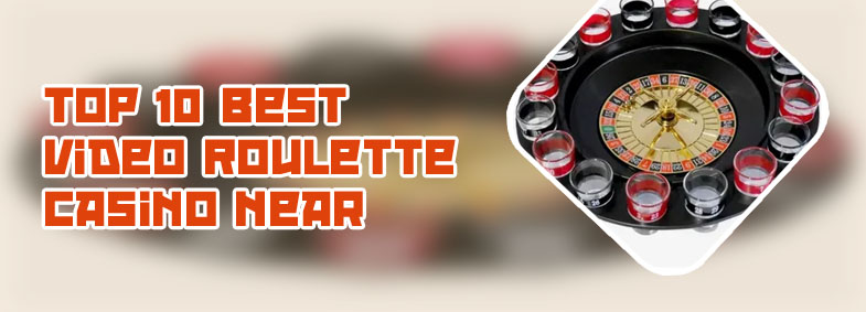 Video roulette casino game